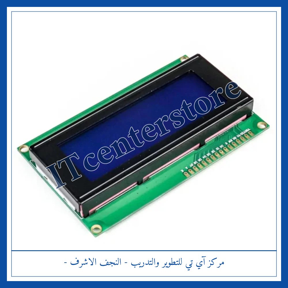 LCD 20×4 Display Blue 5V | شاشة LCD ‏20×4 زرقاء 5V