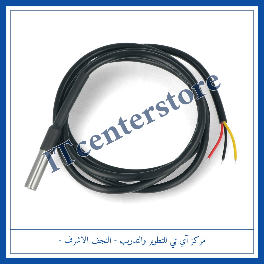 DS18B20 Temperature Sensor Temperature Probe Stainless Steel Package Waterpro  1M