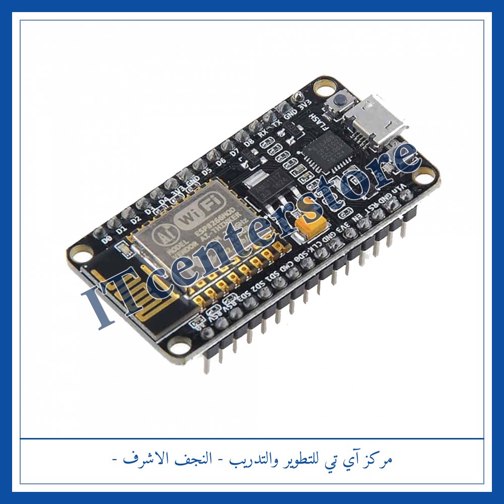 NodeMCU ESP8266 WiFi Board V2 (CP2102) | بورد نود ام سي يو ESP8266 واي فاي V2