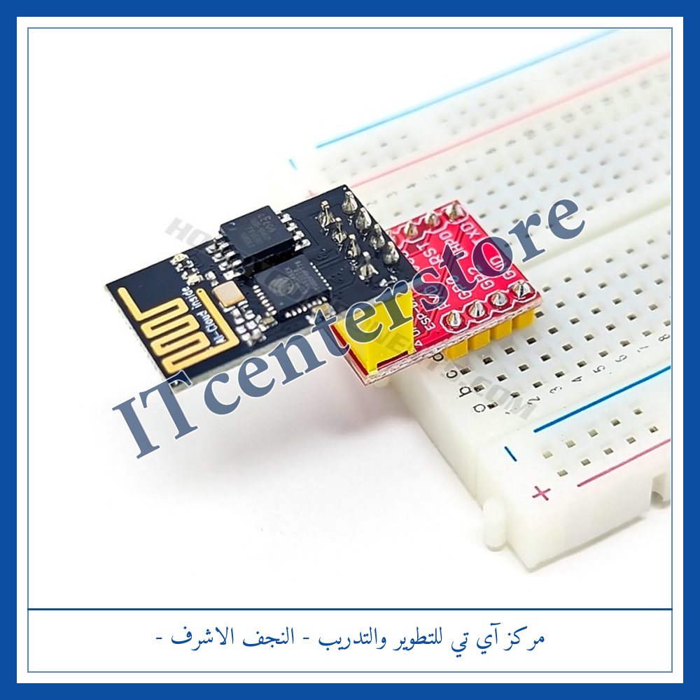 ESP-01 3.3V/5V Adapter | محول ESP-01 جهد 3.3V/5V