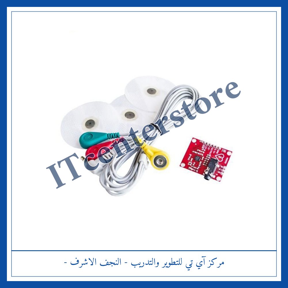 AD8232 ECG 3-Lead Elctode Cable 3.5mm / كابل كيبل أقطاب تخطيط القلب ثلاثي الاسلاك 3.5 ملم