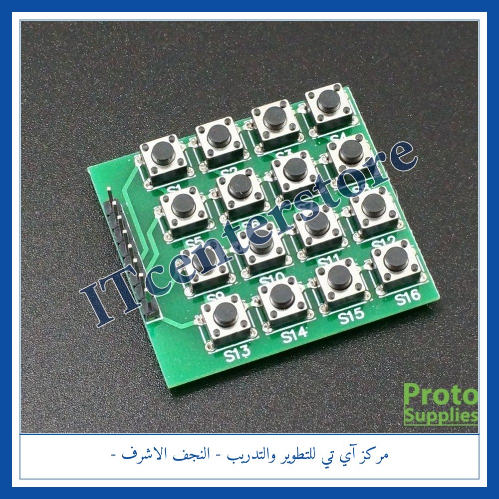Keypad hard buttons 4 * 4