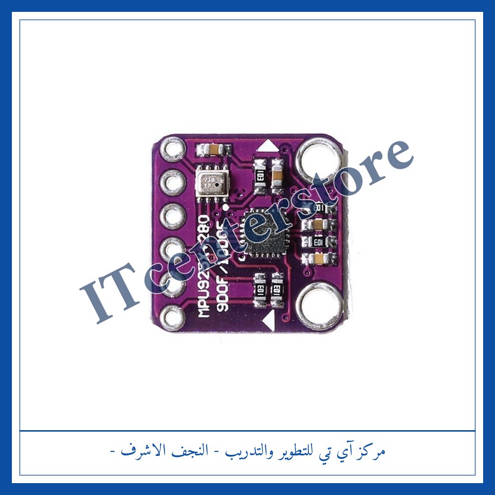 GY-91 MPU9250 + BMP280 10-DOF Sensor | حساس 10 درجات حرية GY-91 (MPU9250 + BMP280)