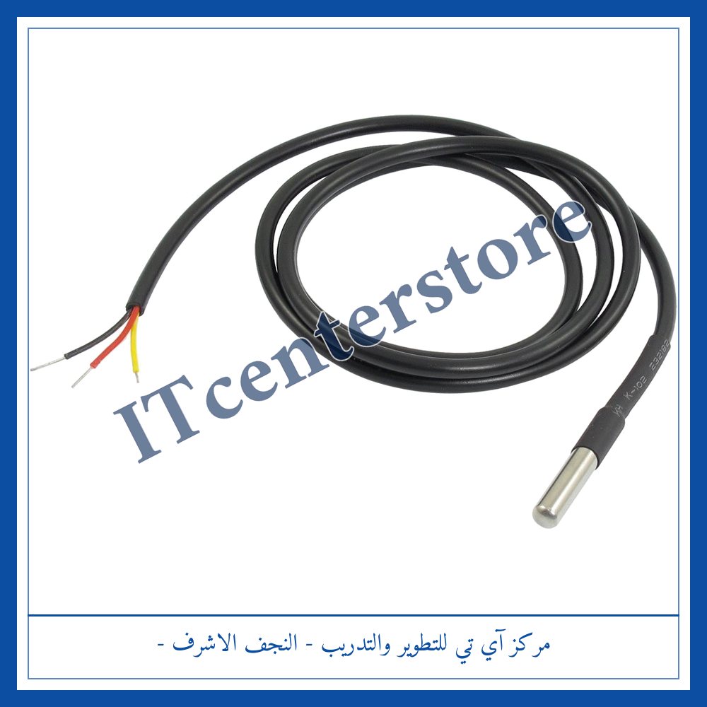DS18B20 Temperature Sensor Temperature Probe Stainless Steel Package Waterpro  1M