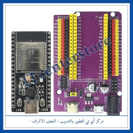ESP32 38-Pin Expansion Board | لوحة توسعة ESP32 ‏38 منفذ